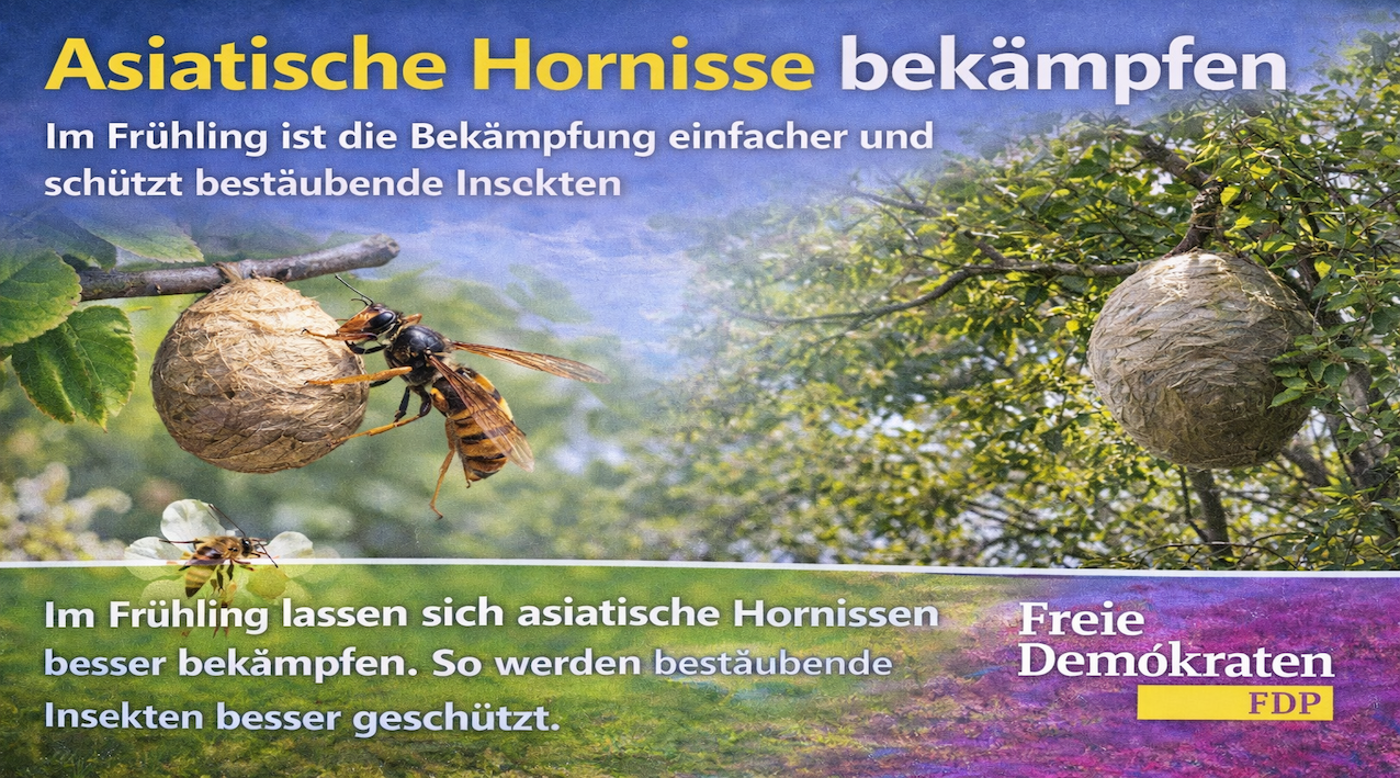 Im Frühling ist die Bekämpfung einfacher und schützt bestäubende Insekten