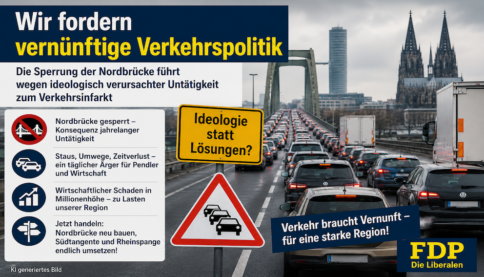 Staus und Sperrungen zeigen den dringenden Handlungsbedarf bei der Verkehrsinfrastruktur.